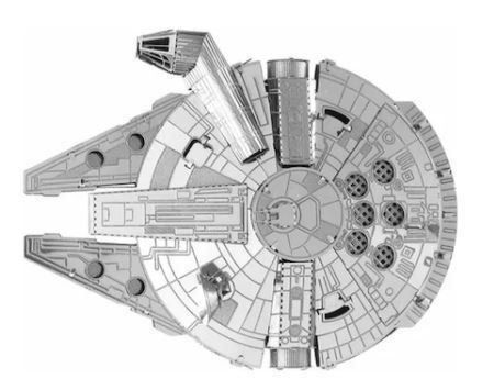 Kit di costruzioni: 3D Metall Puzzle Millenium Falcon DVD Flugzeug Star Wars – Nuovo e nell'imballaggio originale da Dättlikon venduto da easythings 6