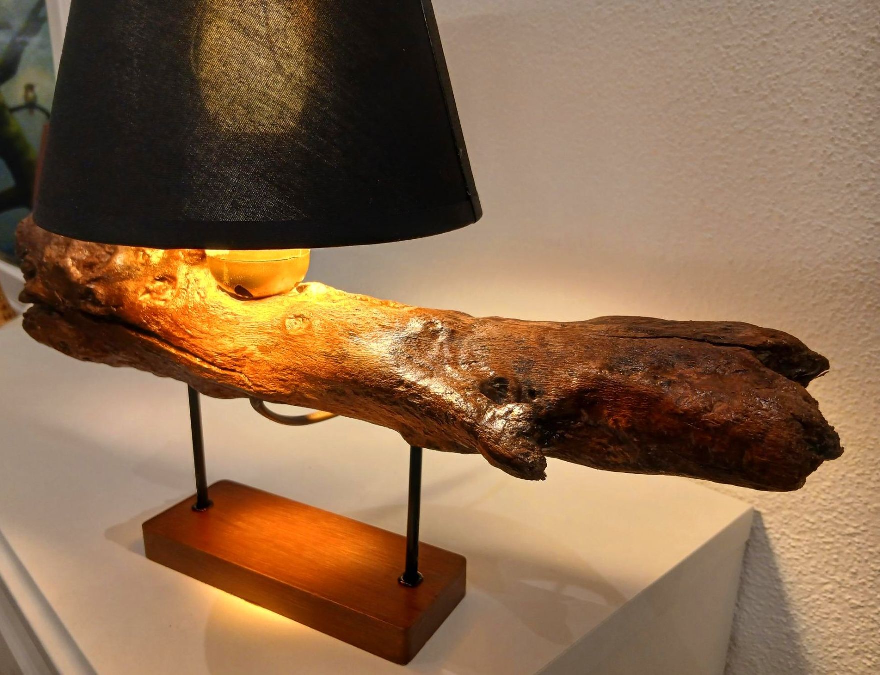 Lampen: Dekolampe Holz – Neu (gemäss Beschreibung) aus Luzern von Brokiland 2