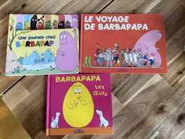Lot de 3 livres pour enfants Barbapapa en bon état
