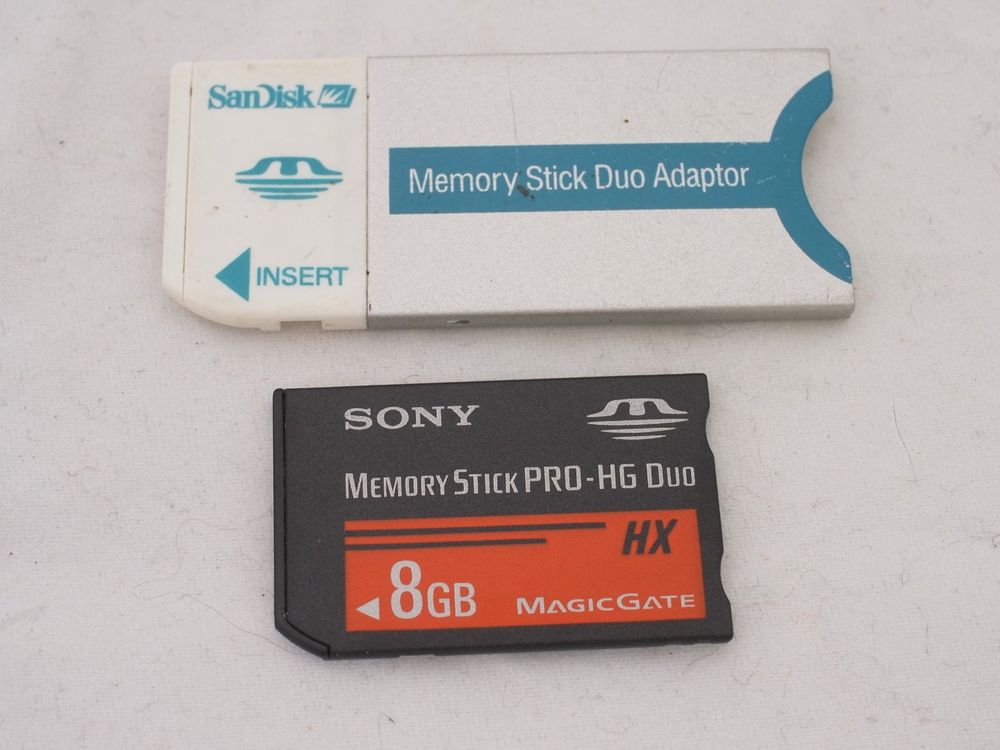 Sony Memory Stick Duo HX 8GB & Adapter für DSC R1 (Gebraucht) in Zürich ...