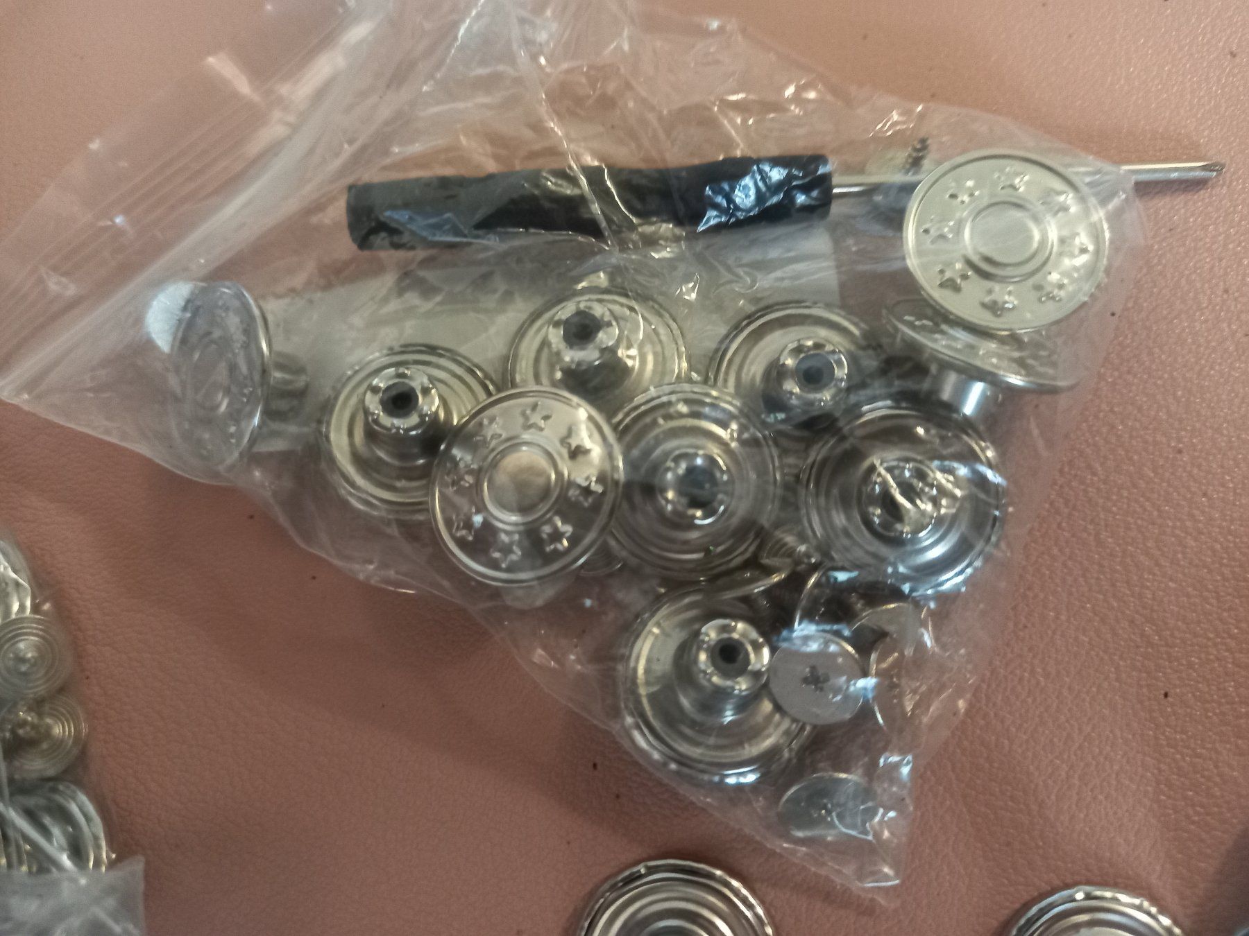 Knöpfe: 50x Nietenknöpfe aus Metall für Jeans - Bouton Rivet – Neu und originalverpackt aus Bussigny von NATURALO 3