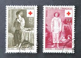 Frankreich-Mi 1117-1118 Satz ● (1956)