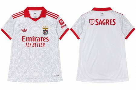 Fussballtrikot Benfica adidas weiss Grösse S neu mit Etikett