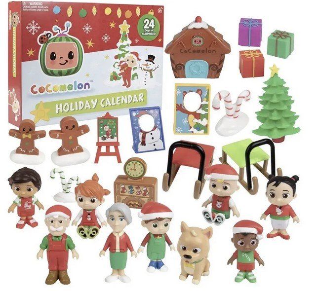 Kalender: Cocomelon Adventskalender / Spielzeug – Neu und originalverpackt aus Oensingen von Liquidations-Shop