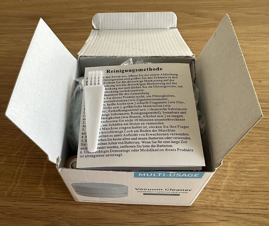 Aspirapolveri & Accessori: Tischsauger inkl. 4 AA-Akalibatterien – Nuovo e nell'imballaggio originale da Baar venduto da bruderm01 4