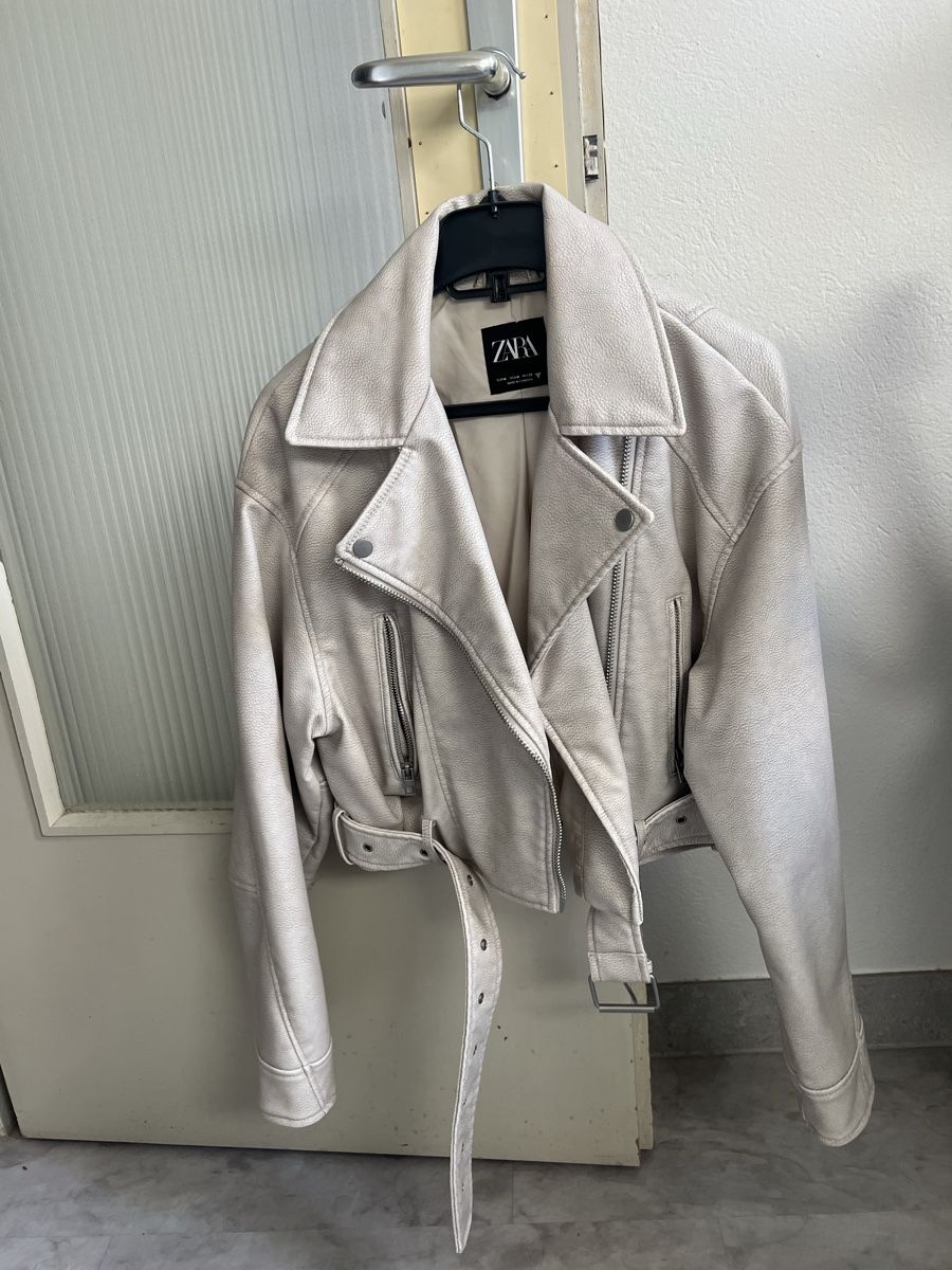 Zara Giacche: Zara Lederjacke Kunstleder Gr. M beige – Nuovo (secondo la descrizione) da Kirchberg BE venduto da lea_kb6y