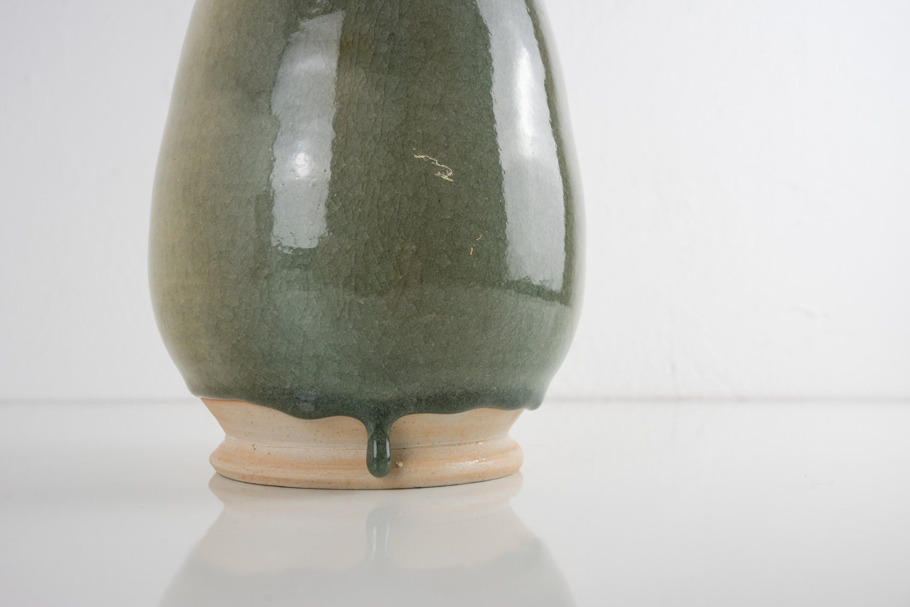 Vasen & Gefässe: Vase Keramik Ash & Crackle Nr. 1 – Gebraucht aus Schaffhausen von Studio-Ara 2
