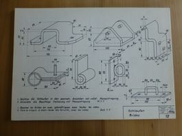 Karosserie Fachzeichnen, Karosserieschlosser 1950/60 Nr.12