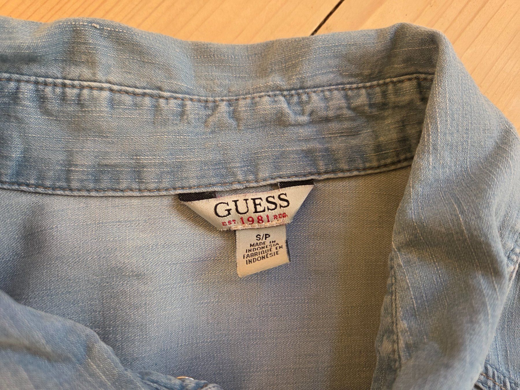 Guess Camicette: Bluse Jeans, Stretch/tailliert,Guess, NEU,Gr.S – Nuovo (secondo la descrizione) da Siblingen venduto da Vany_McDougall 4