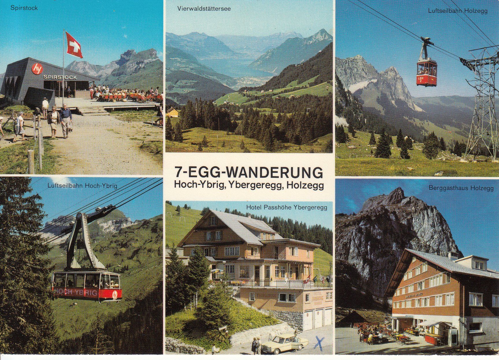 Cartoline postali: Hoch Ybrig 7 Egg Wanderung 1979 – Usato da Bürglen TG venduto da StampGraf