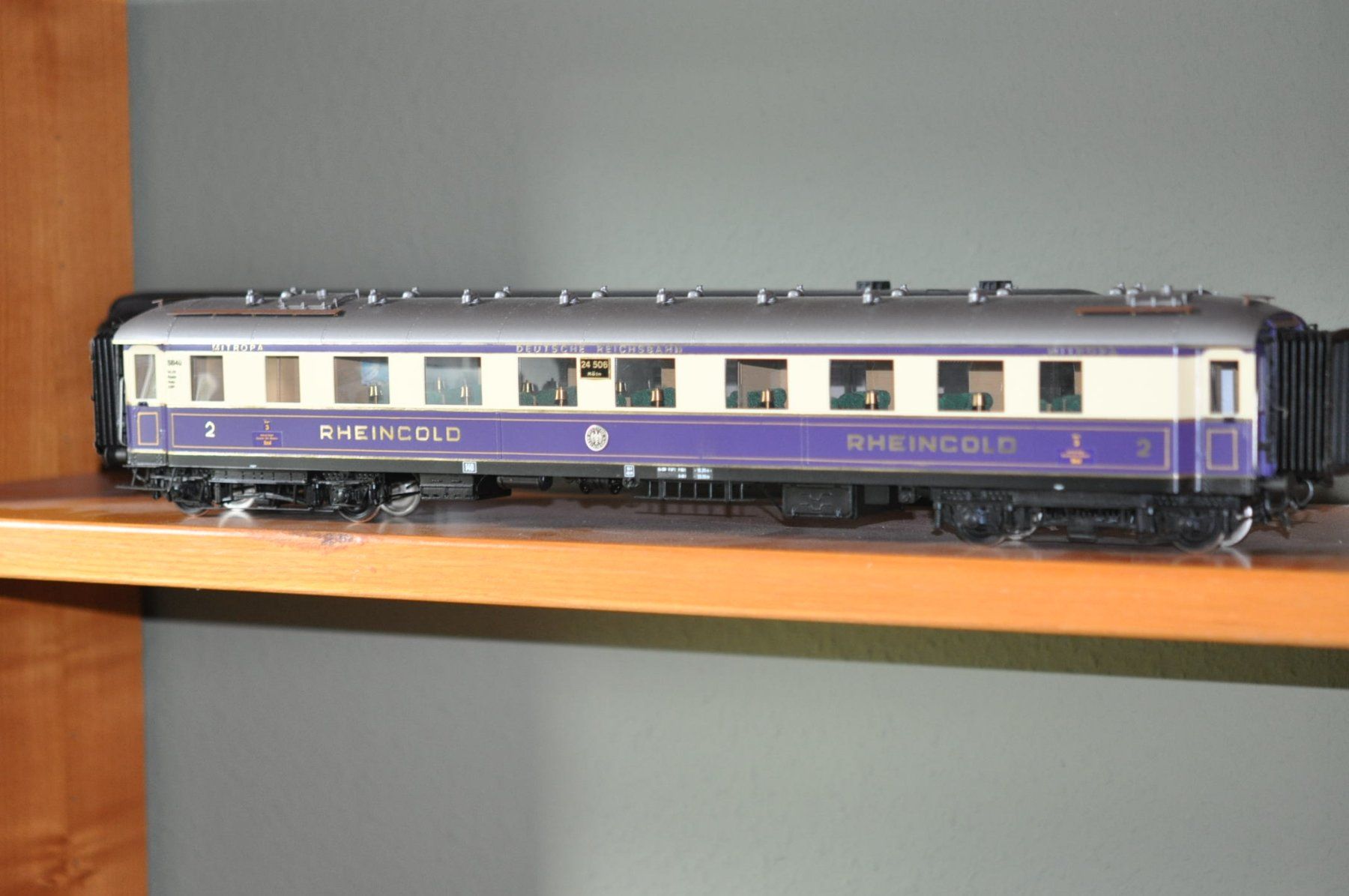 Modellini di ferrovie: Spring Rneingold-Schnellzugwagenset DRG Messingmodelle – Usato da Krefeld venduto da meteorrot 3