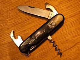 Taschenmesser U.S. ARMY schwarz
