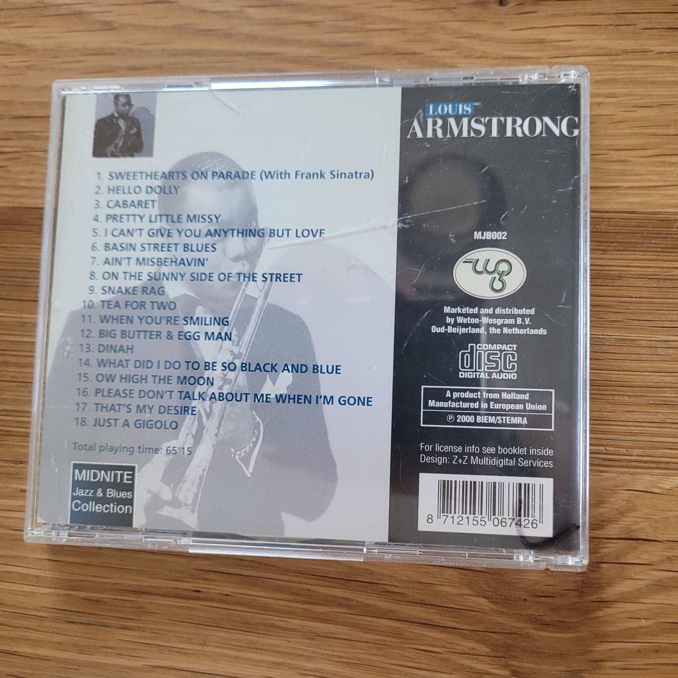 CD: CD Louis Armstrong – Usato da Biel/Bienne venduto da Destockweb 2