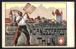 Thun, V. Schweizerisches Hornusserfest 1