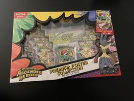 Pokemon Ascended Heroes Mega Lucario Poster collection ovp