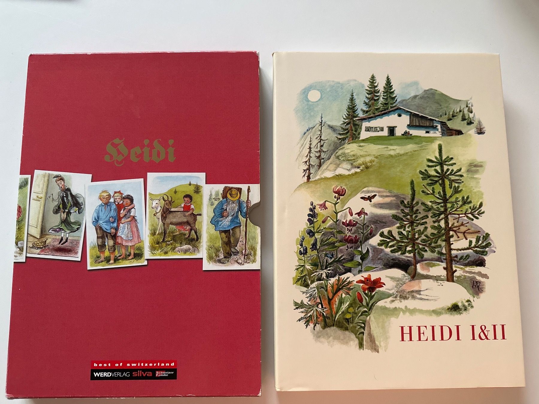 Libri: Heidi I&II Bücher Set, Silva Verlag – Usato da Schwarzenburg venduto da mezulienka