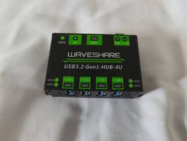 Waveshare 4x Industrie-USB-Hub 3.2-Gen1