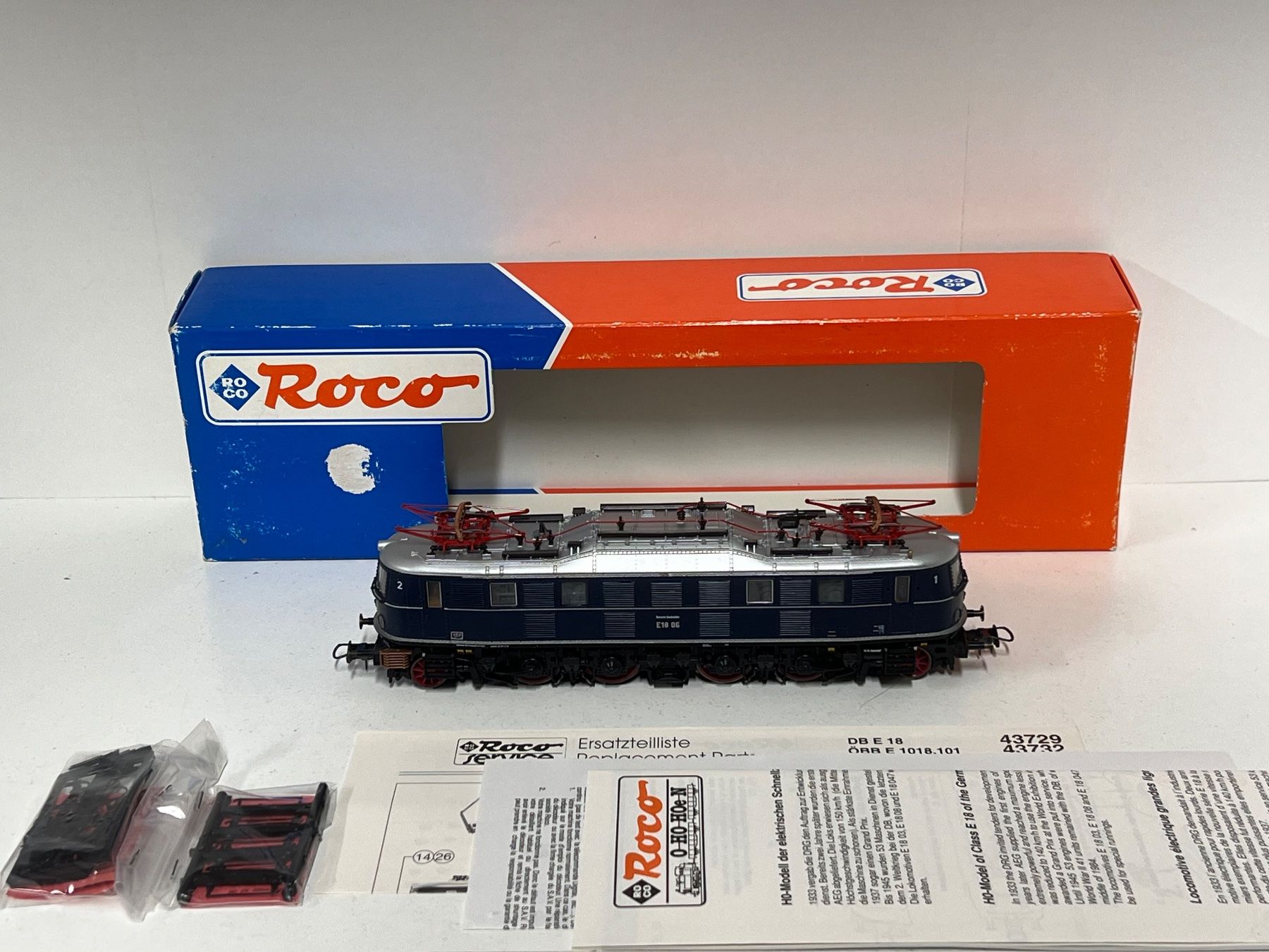 Roco Modellini di ferrovie: Roco  43886 DB E 18 06 AC Analog H0 – Usato da Geroldswil venduto da TopTrain54