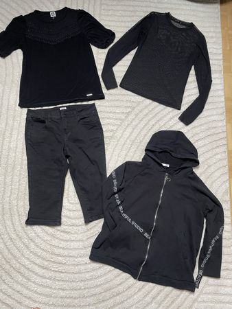 ☀️ Kleiderpaket Gr. M 3 lot Set total Black Saison schwarz