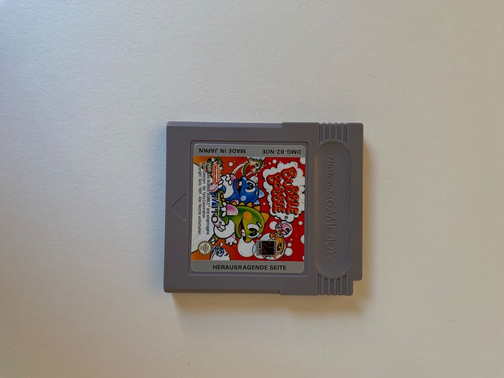 Jeu Bubble Bobble Pour Nintendo Game Boy - Version FAH - Bon état Rétro Gaming