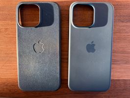 Hüllen für iPhone 15 Pro Max Silicon Case und Feingewebe