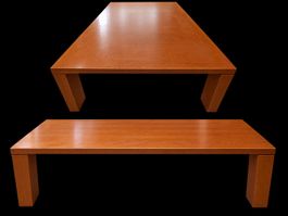 Massivtisch aus Kirschholz 85 x 180 cm