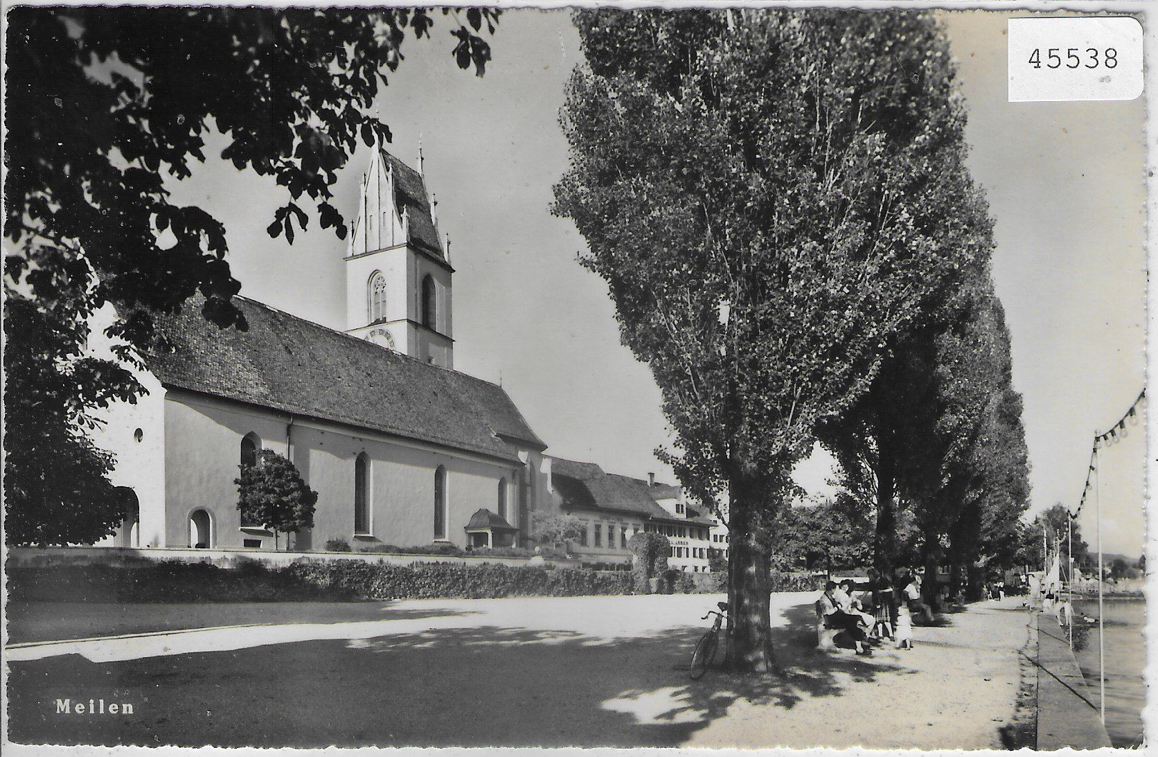 Ansichtskarten: Meilen - Kirche – Gebraucht aus Ettingen von Kartenplanet