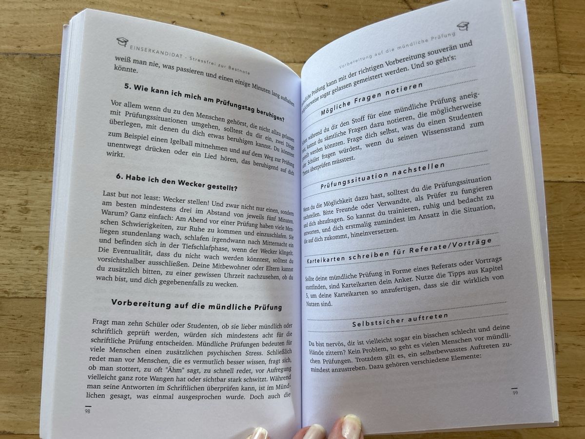 Libri: Buch Einserkandidat Stressfrei zur Bestnote – Nuovo (secondo la descrizione) da St. Urban venduto da uschi73 2