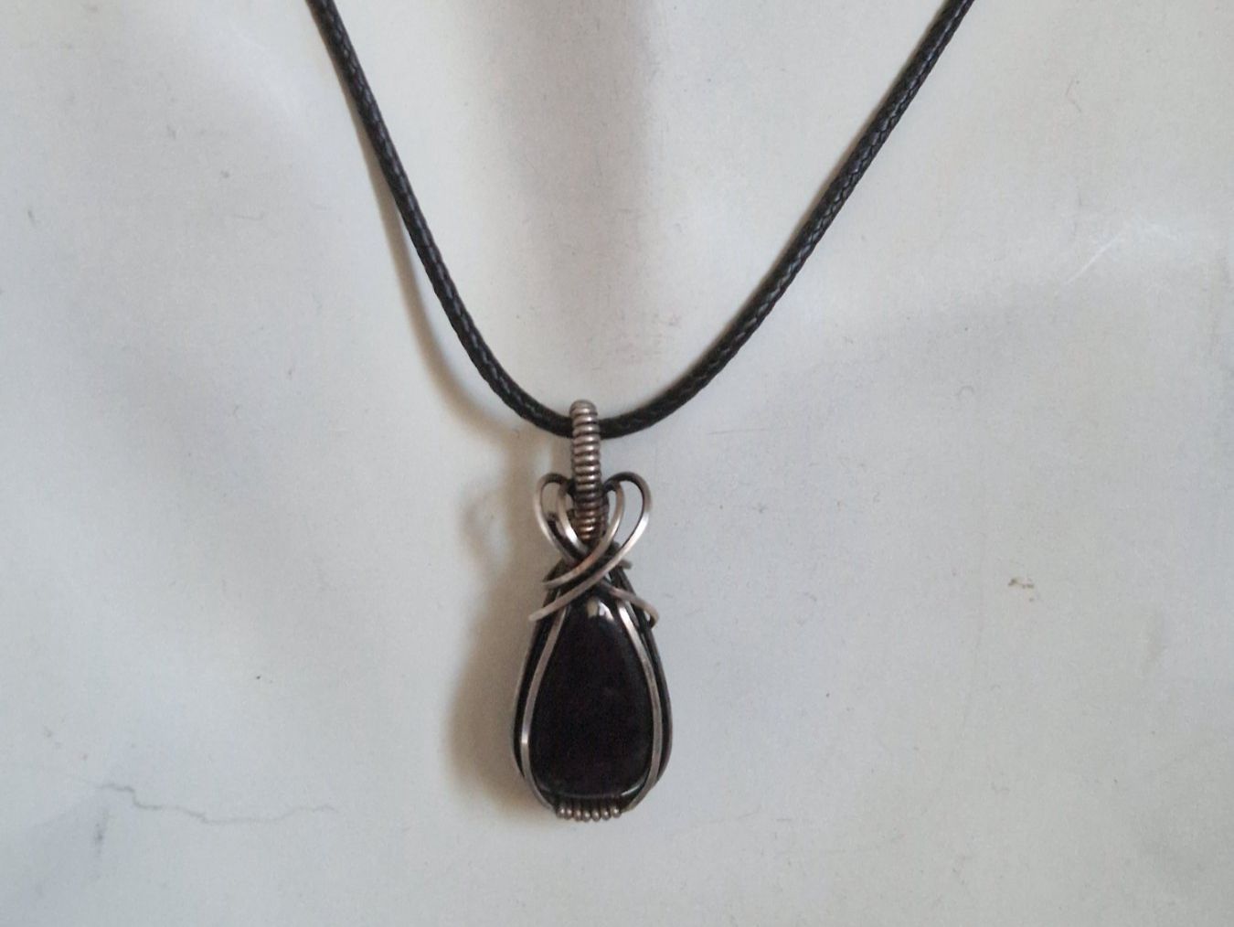 Ciondoli: PENDENTIF en PURPURITE, fil argent – Nuovo (secondo la descrizione) da SAXON venduto da Mariposita1428 2