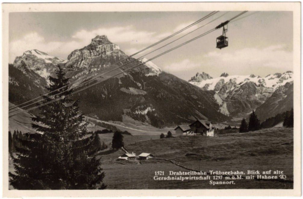 Cartoline postali: Engelberg - Luftseilbahn Gerschnialp--Trübsee – Usato da Binningen venduto da Mountainrider