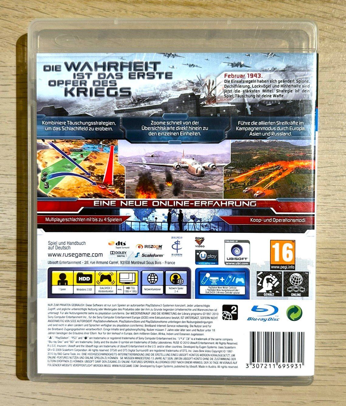 Sony Spiele: Ruse PS3 – Gebraucht aus St. Gallen von Alpine.Arcade 1