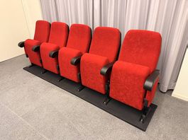 Original Kino-Feeling für Zuhause - 6 Kinosessel/Kinostühle
