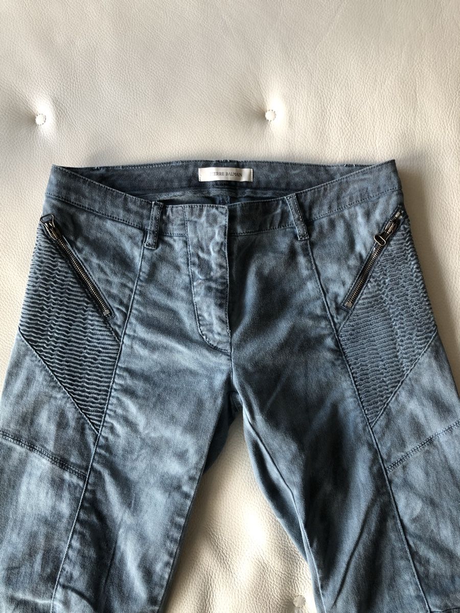 Balmain Hosen: Pierre Balmain pantalon bleu neuf! – Neu und originalverpackt aus Cointrin von sacha1981