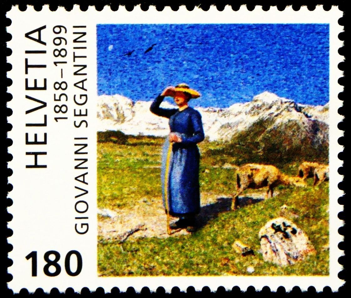 Tutti i francobolli: 1999: GIOVANNI SEGANTINI    #982  postfrisch – Nuovo e nell'imballaggio originale da Thun venduto da ck387