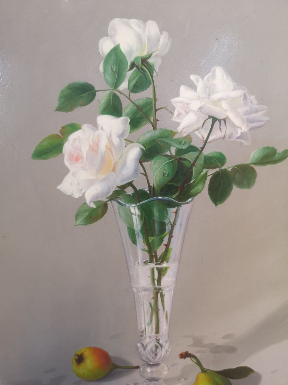 Gemälde: SUPERBE NATURE MORTE SIGNÉE – Gebraucht aus Genève von Qanil77 1