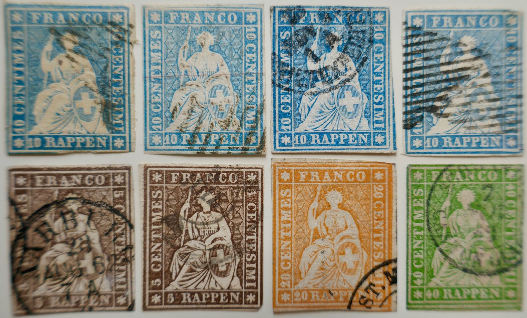 Alle Briefmarken: Kleinlot Strubel – Gebraucht aus Möhlin von PHILABARTIS