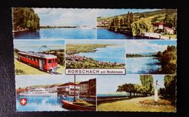 Ansichtkarte Rorschach Bodensee - 7 Ansichten - 1958