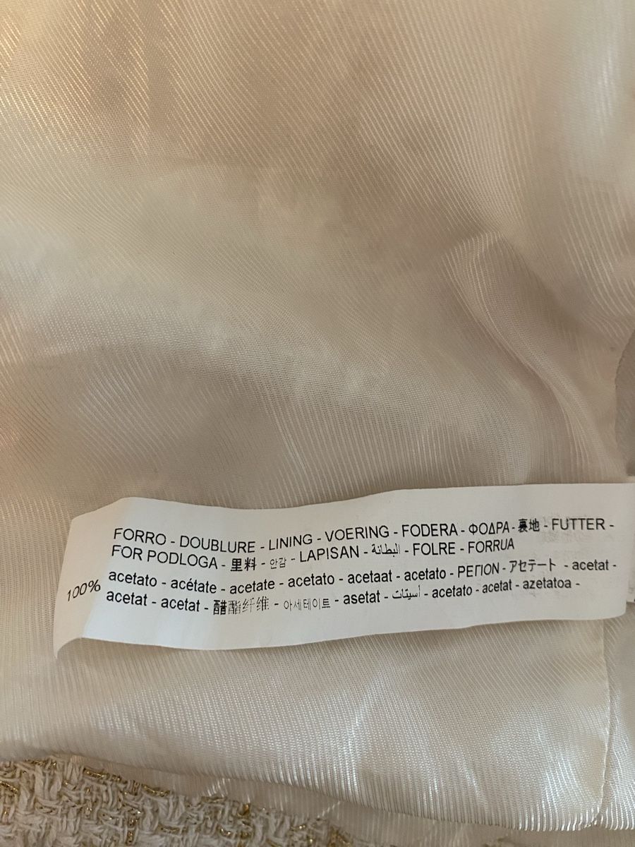 Zara Giacche: Zara elegante Übergangsjacke beige kariert – Usato da St. Gallen venduto da delideja01 5