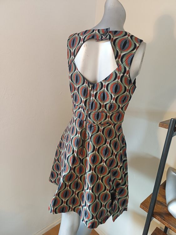 LOUCHE Robe d'Été Femme Multicolore Motif Floral (EU 32
