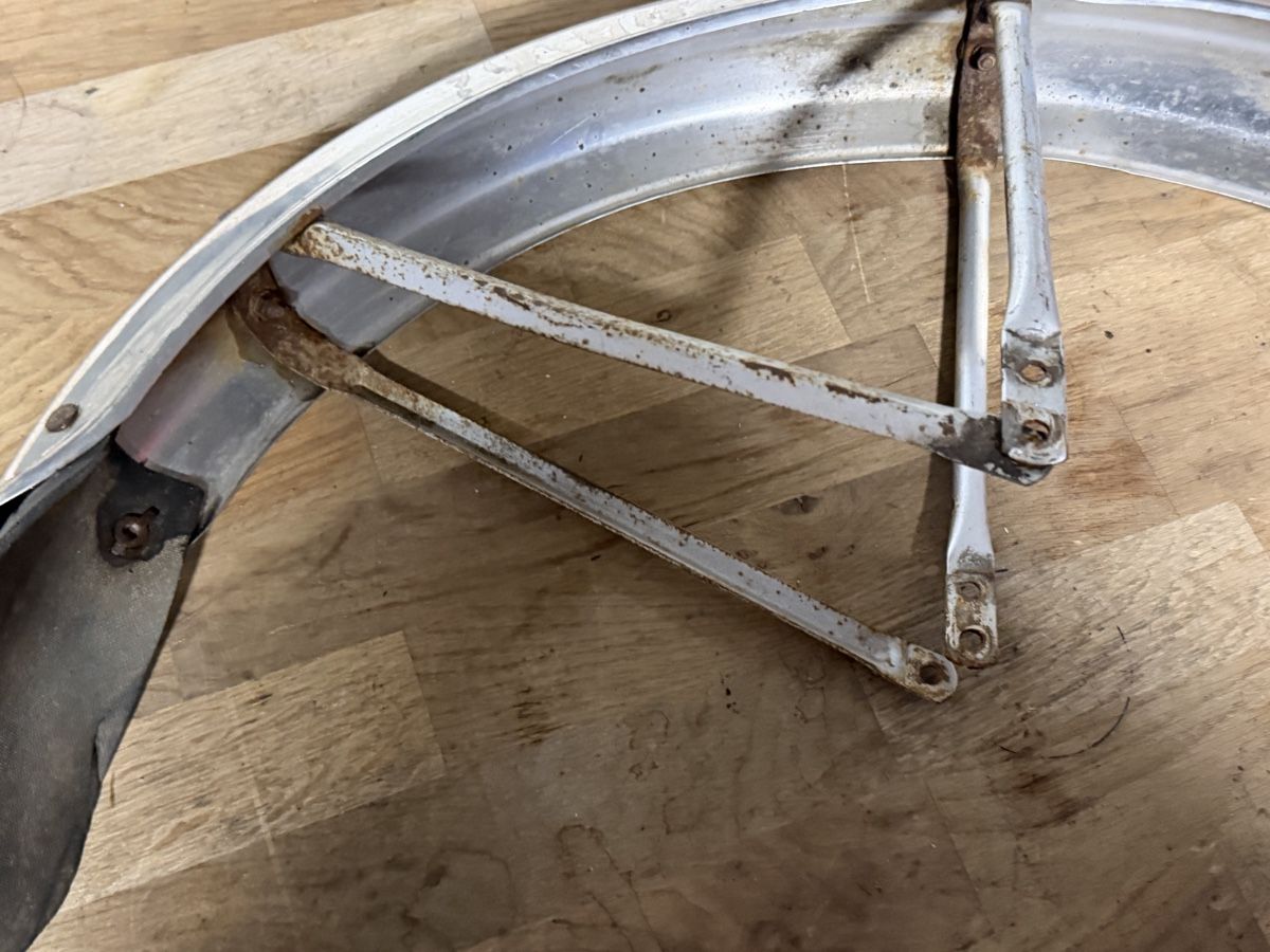 Sachs Parti ricambio per ciclomotori: Schutzblech Sachs Chrom mit Streben – Usato da Bolken venduto da si.x.las 5