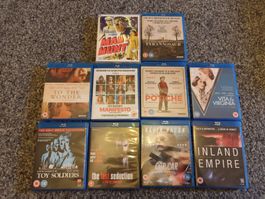 10 x UK Bluray - Lynch, Malick, Ozon and more