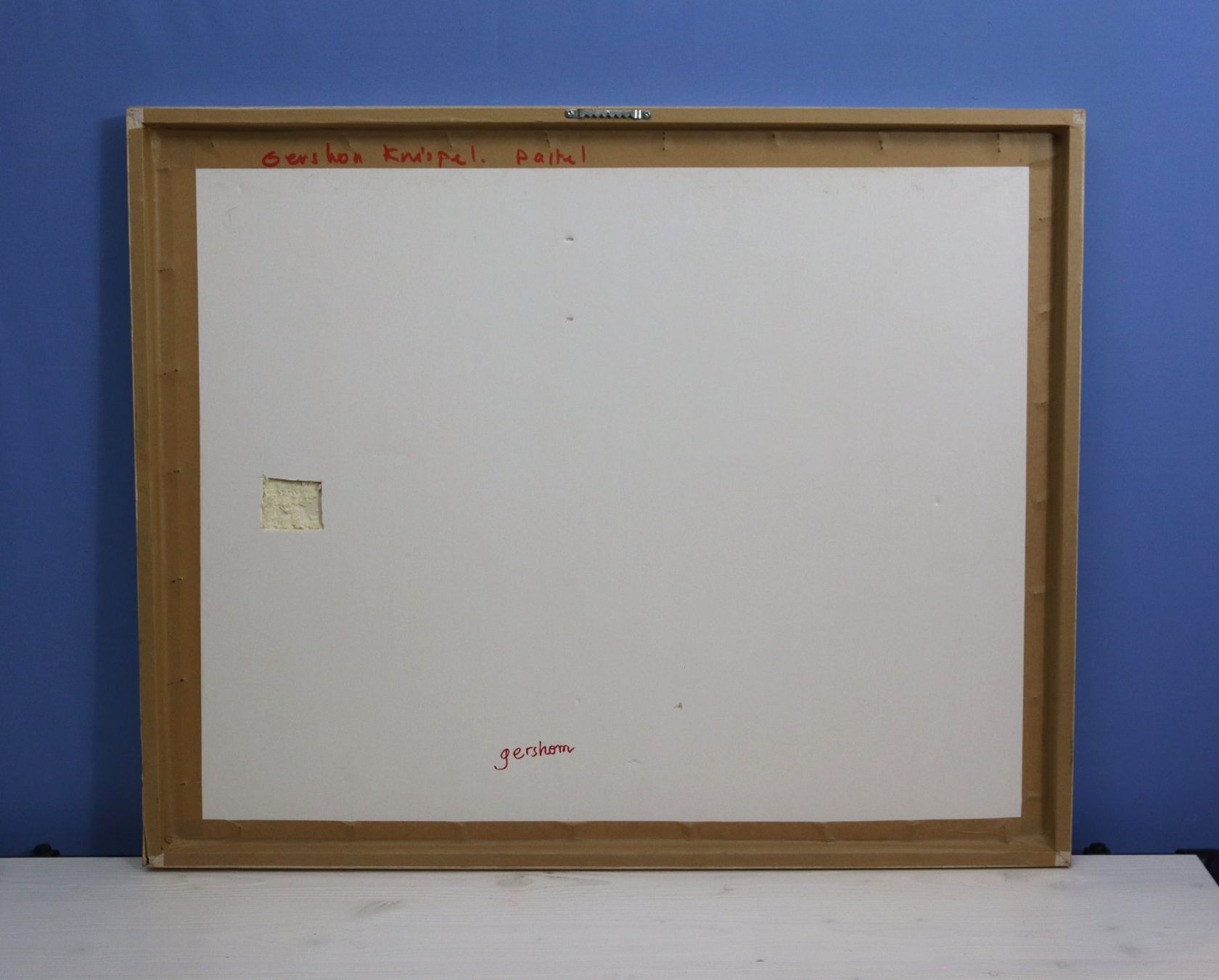 Gemälde: Gershon Knispel 1932.2018, grosses Pastell, Mischtechnik – Gebraucht aus Zug von Kunst-Fundgrube 4