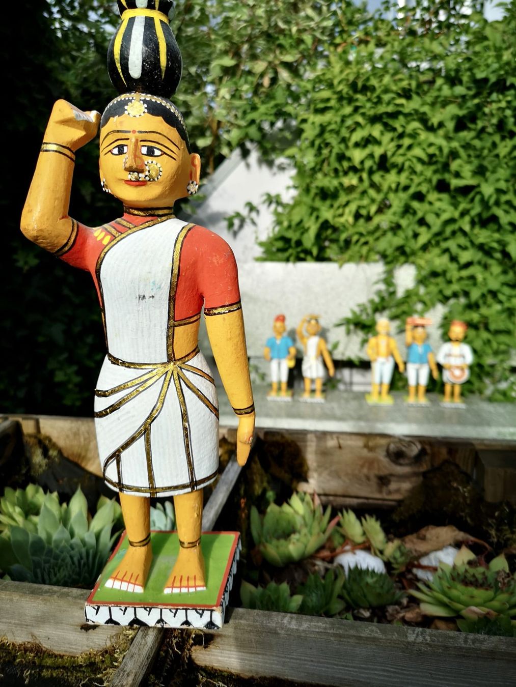 Figurines: Indische Holzfiguren – D'occasion à Port par Ufred 2