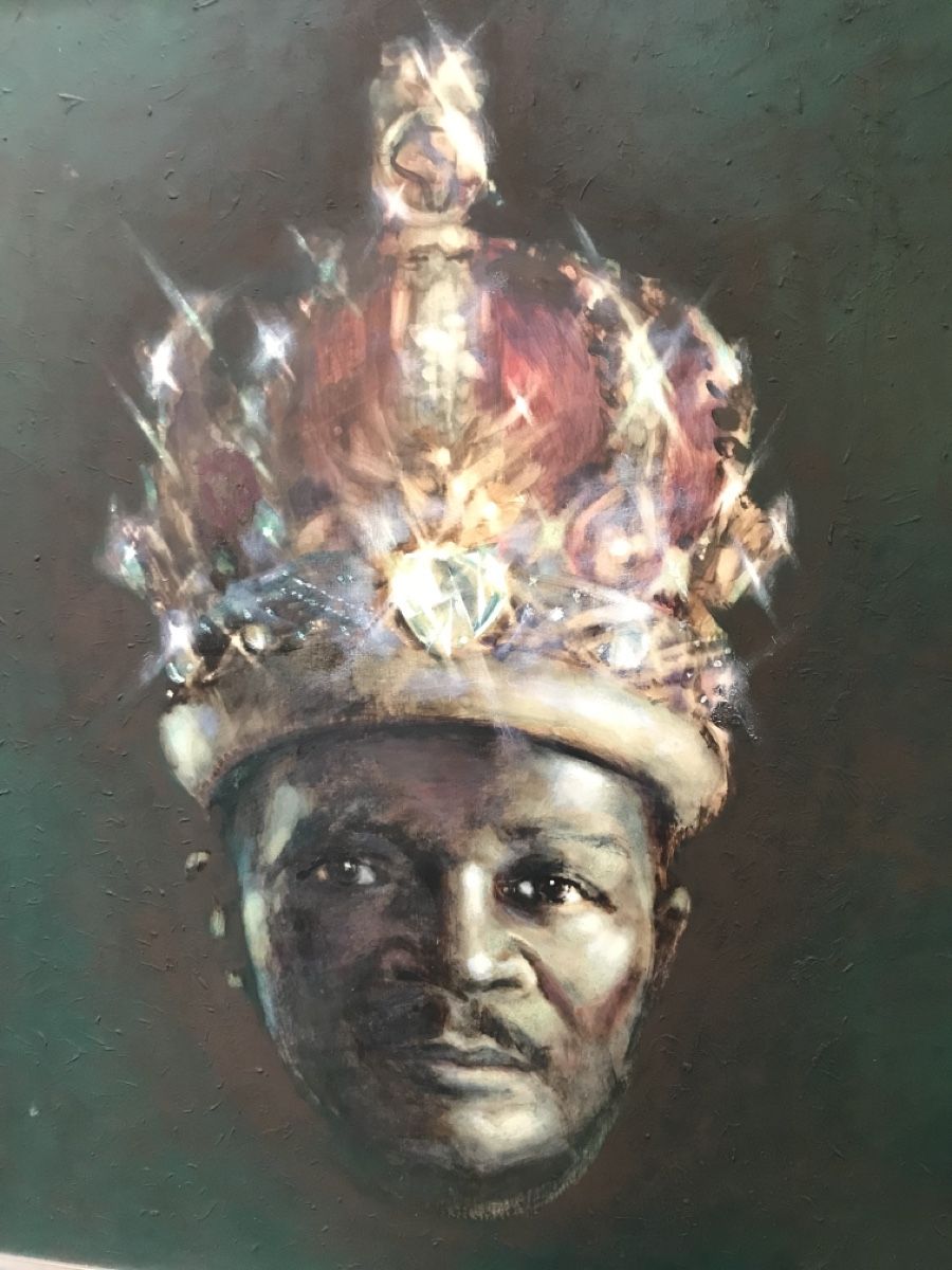 Gemälde: LINUS  Kaiser Bokassa der I. 1977 – Gebraucht aus Wolfhalden von SecondAntique 4