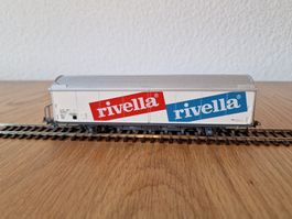 SBB Roco Güterwagen H0 Rivella/Grappilon mit Blinklicht