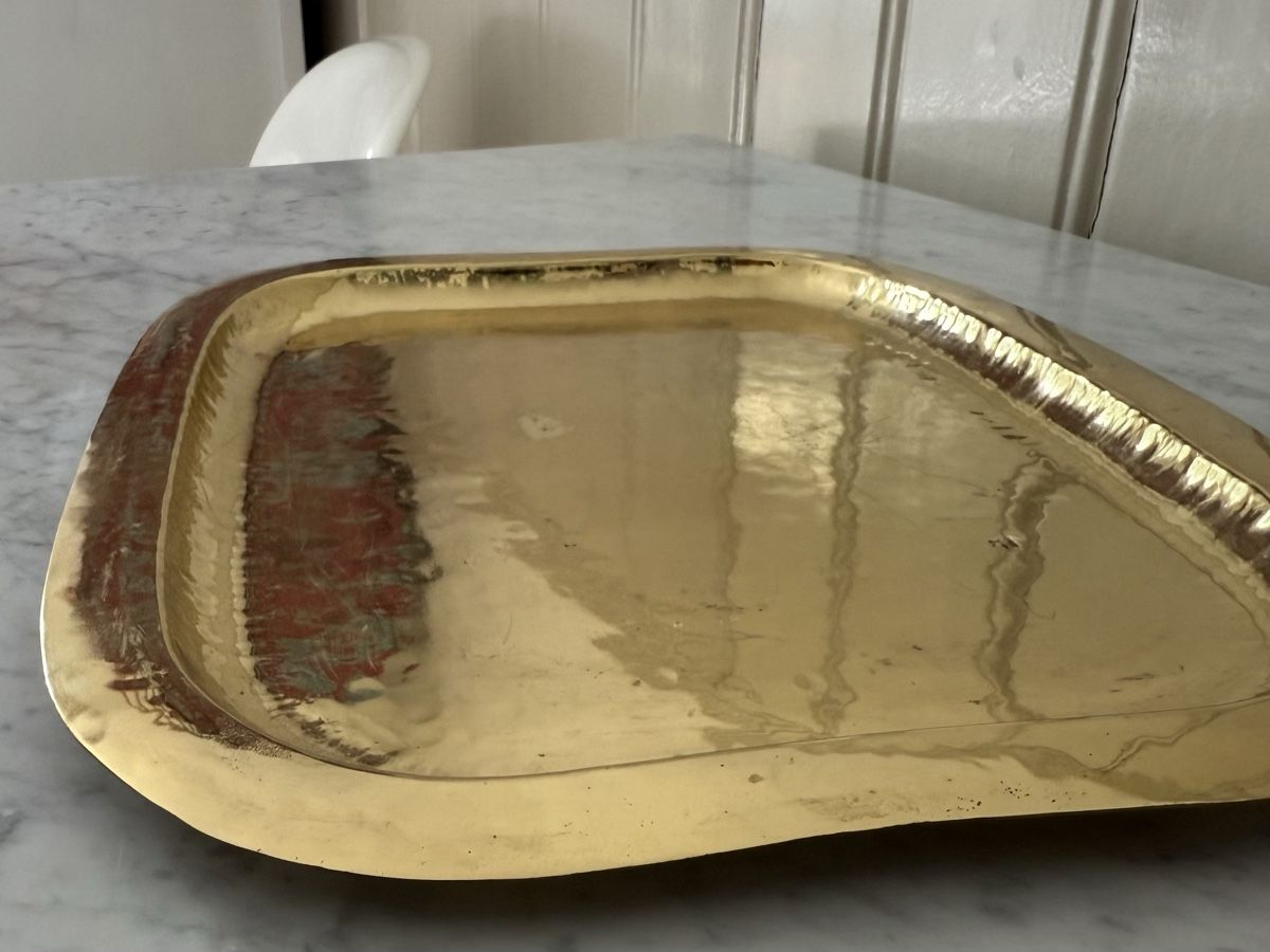 Servierplatten: Messing Serviertablett•Karl Bayer•Art Deco - 50ies – Gebraucht aus Winterthur von gutDingmint 2