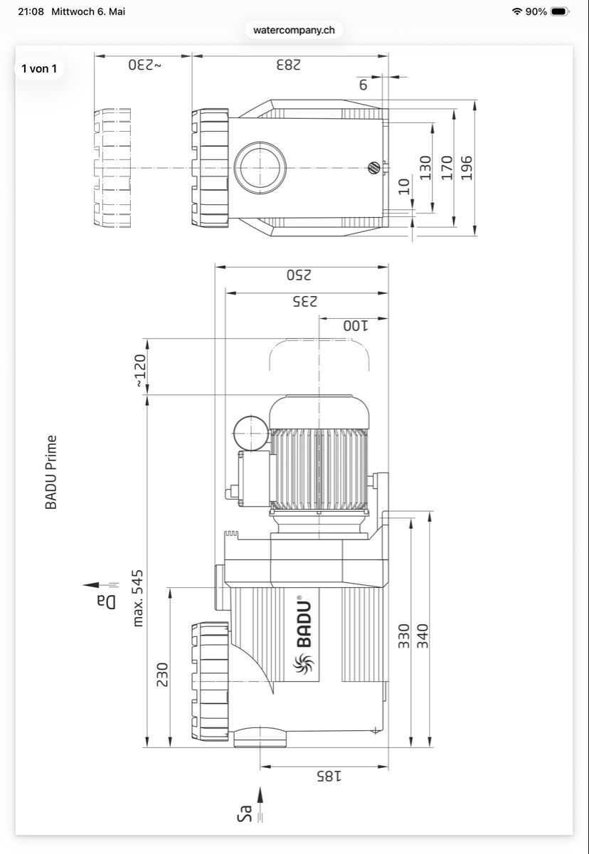 Speck Accessori per Piscine: Poolpumpe Speck Badu Prime 13 – Nuovo e nell'imballaggio originale da Trimmis venduto da Abbate 5
