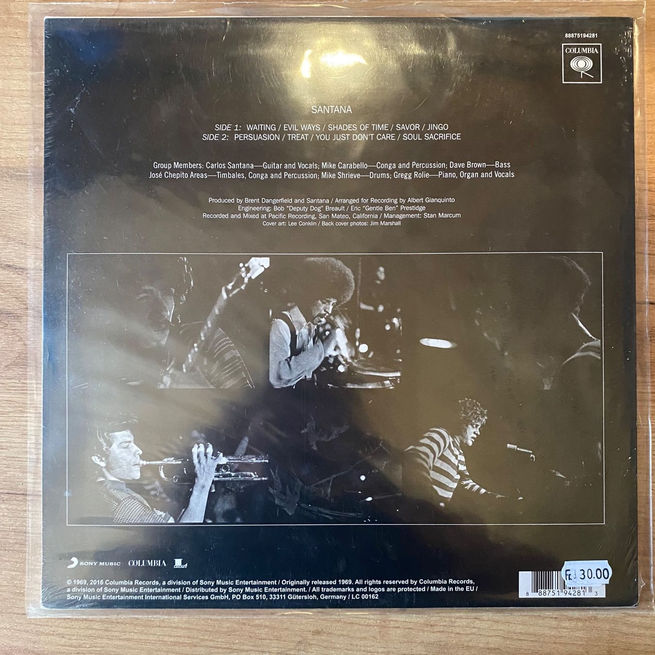 Dischi in vinile: SANTANA...SANTANA...RE EU 2016 SEALED – Nuovo e nell'imballaggio originale da Gals venduto da Diskopatshop 1