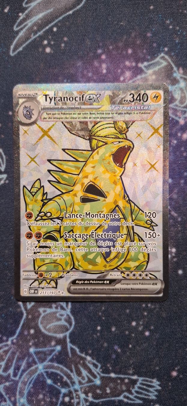 Pokémon Sammelbilder & Trading cards: Tyranocif EX Obsidian Flames - 211/197 FR – Neu (gemäss Beschreibung) aus Petit-Lancy von Kara_TCG 1