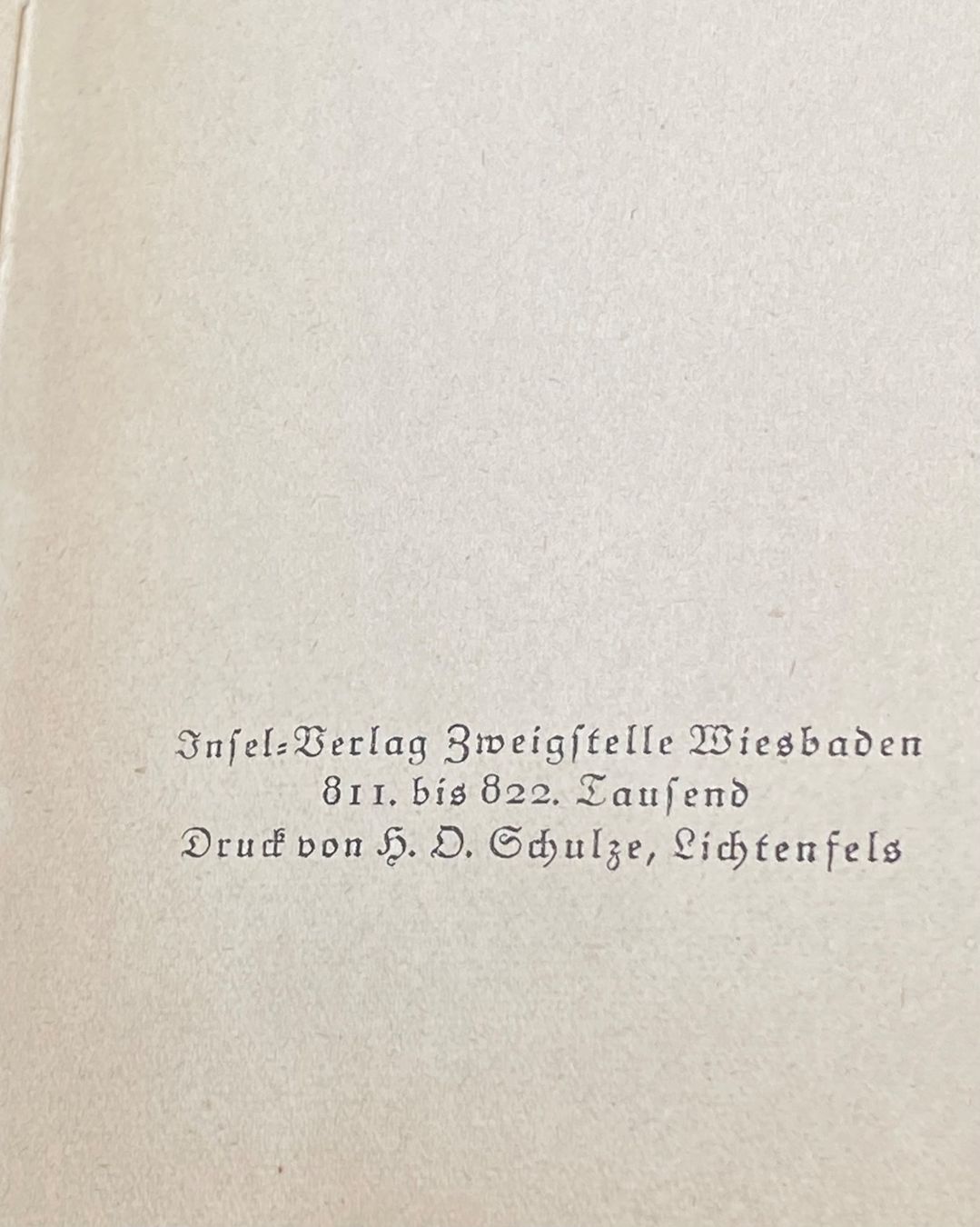 Bücher: Rudolf G. Binding - Der Opfergang - Novelle – Gebraucht aus Schnottwil von Chasarmar 3